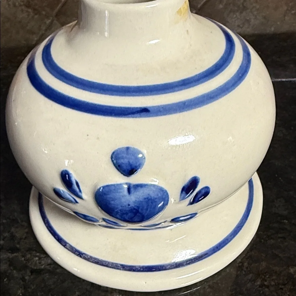 Blue and White Ceramic oil lamp base
